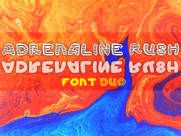 Adrenaline Rush Font: Bold Typography for Small Business Brands