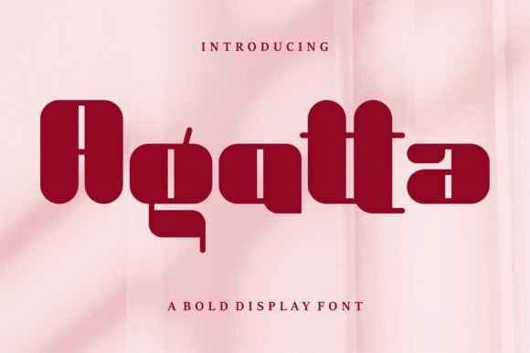 Agatta Font: Bold and Beautiful