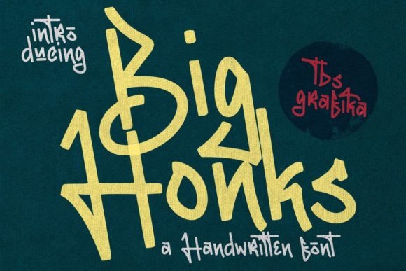 Big Honks: The Ultimate Graffiti Display Font for Modern Design