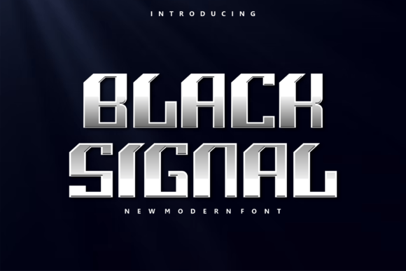 Black Signal Font Review