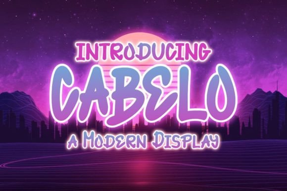 Cabelo: A Bold Display Font for Modern Web Headers