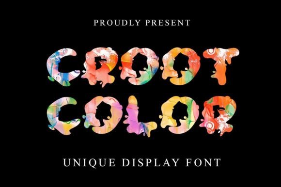 Croot Color: A Playful Display Font for Creative Branding