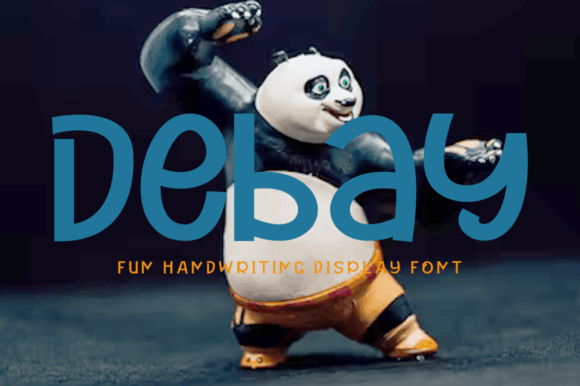Debay Font: The Cute Display Typeface for Makers