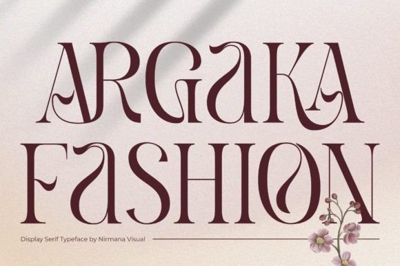Designing Elegant Brands with Argaka Fashion Typeface