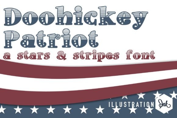 Doohickey Patriot: A Joyful Display Font for Editorial Design