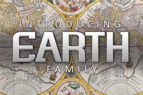 Earth: A Modern Typeface for Bold Branding