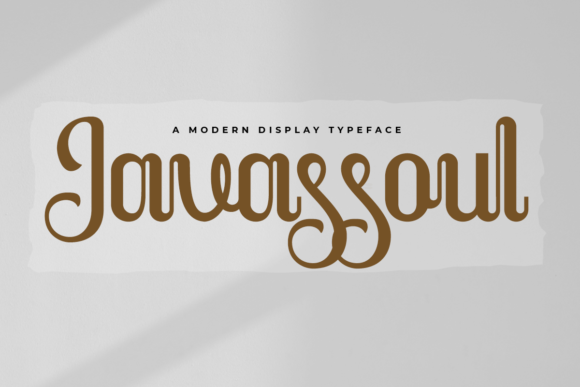 Elevate Your Brand Identity with Javassoul Display Fonts