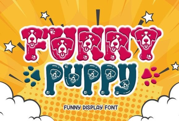 Funny Puppy: A Playful Display Font for Makers