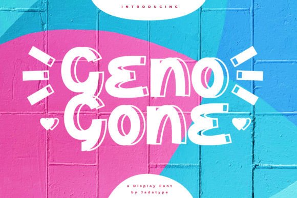 Geno Gone: A Playful Font for Bold Campaigns