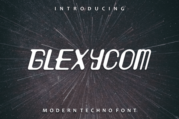 Glexycom: A Whimsical Display Font for Makers