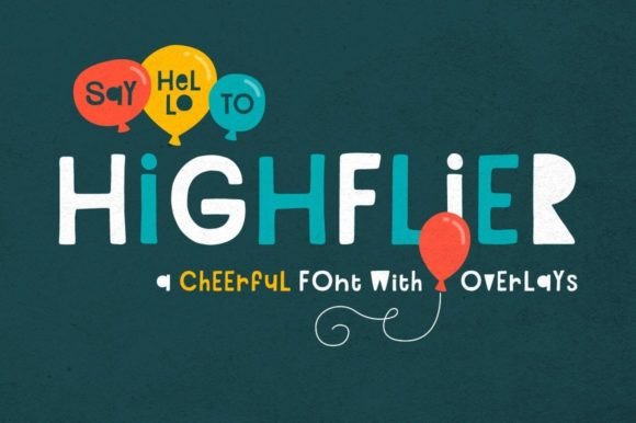 Highflier: A Cheerful Display Font for Editorial Joy