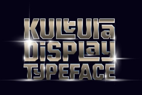 Kultura: A 90s Sports Display Font for Bold Branding