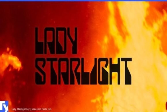 Lady Starlight: A Bold Display Font for Makers
