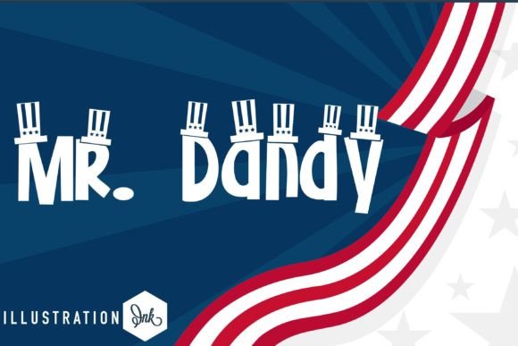 Mr. Dandy: A Blocky Display Font for Bold Maker Brands