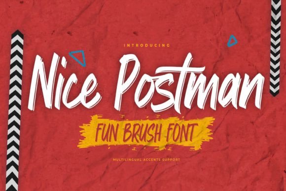 Nice Postman: A Fun Brush Font for Makers