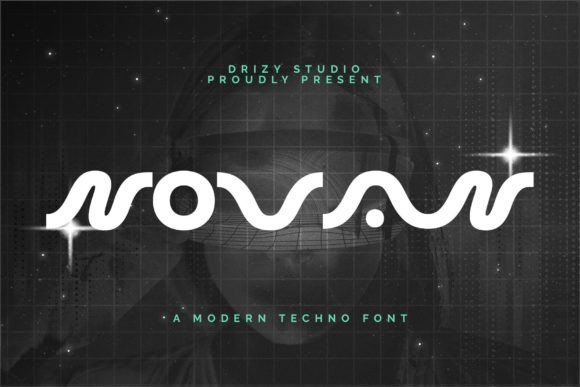 Novan: The Modern Techno Typeface for Bold Branding