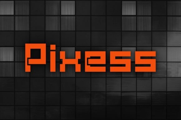 Pixess: A Bold Display Font for Editorial Impact