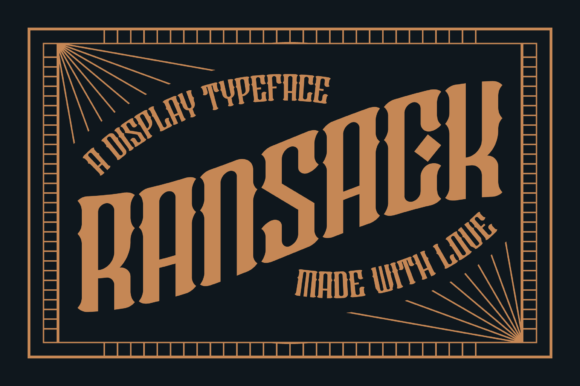 Ransack: A Distinct Blackletter Typeface for Editorial Design