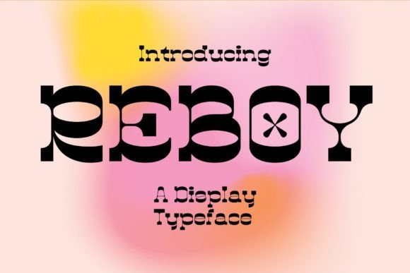 Reboy: A Bold 80s Display Font for Retro Branding