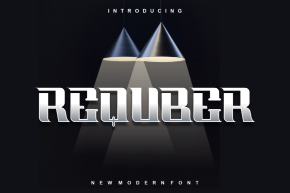 Requber: A Bold Display Font for Authentic Branding