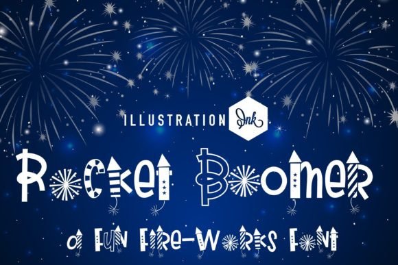 Rocket Boomer: A Whimsical Display Font for Web Headers