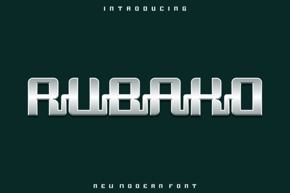 Rubako Font for Creative Makers