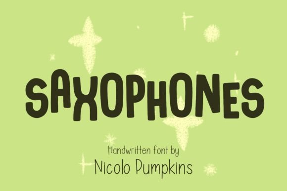 Saxophones: A Friendly Display Font for Editorial Design