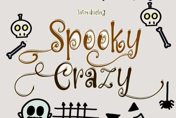 Spooky Crazy: The Playful Display Font for Viral Content
