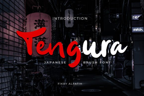 Tengura Font for Business Branding
