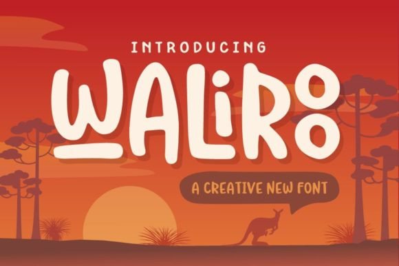 Waliroo: A Playful Display Font for Makers