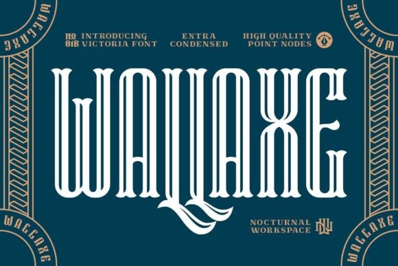 Wallaxe: A Bold Display Font for Editorial Impact