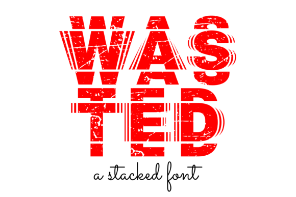 Wasted Font for Creative Makers