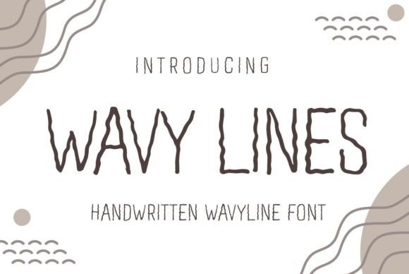 Wavy Lines: A Handwritten Font for Makers